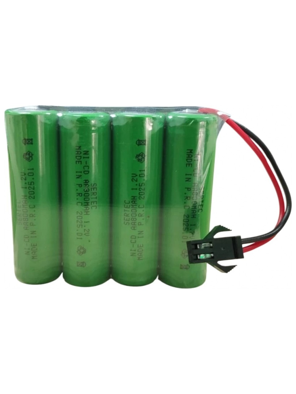 Sertec 4.8V 4S1P Aa 800 Mah Kablo + Siyah Konnektörlü Oyuncak Pili