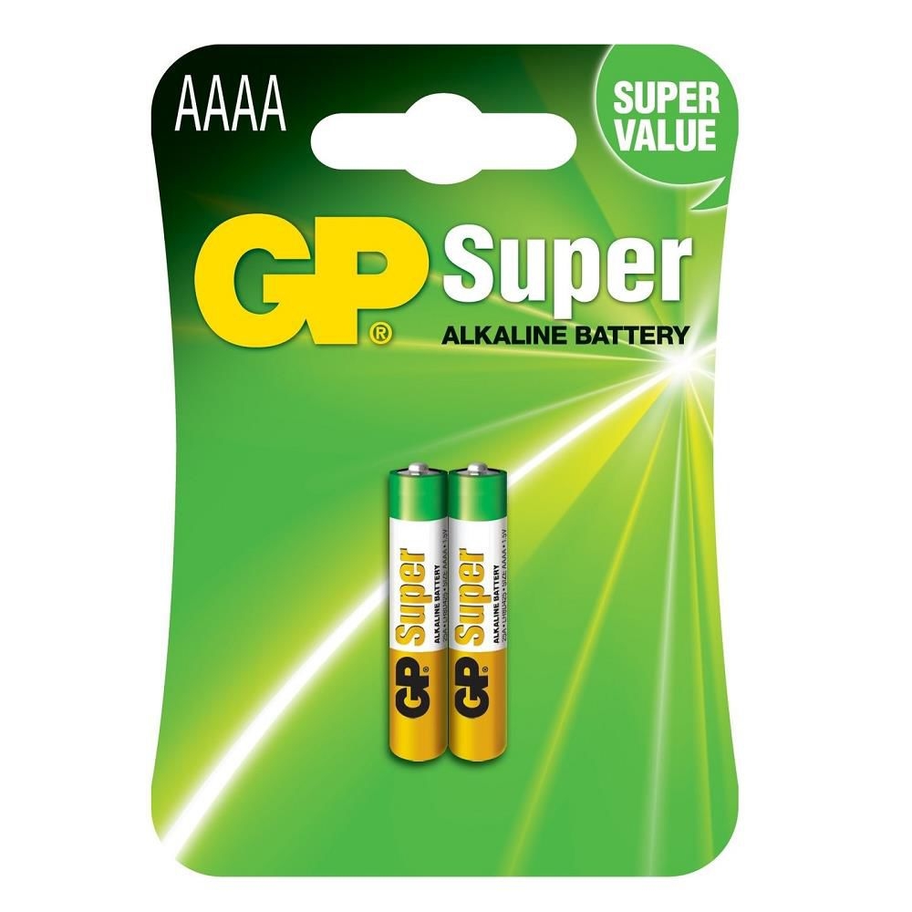 GP Super LR8D425 AAAA Extra İnce Pil 2’lİ Paket