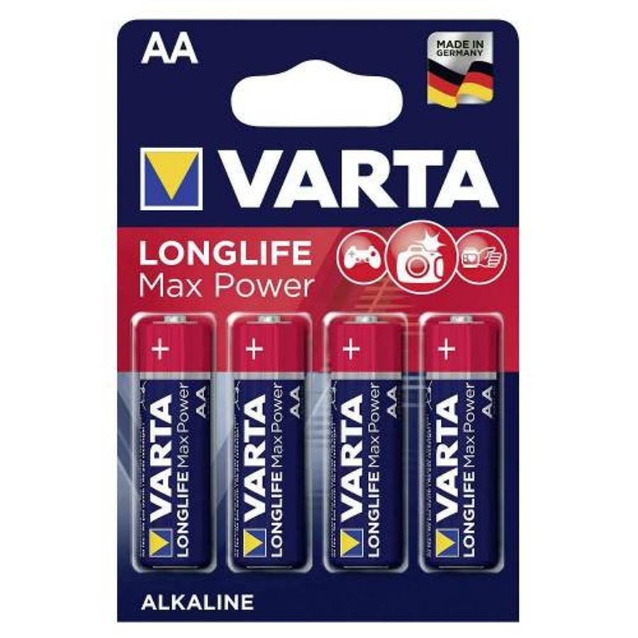 Varta Longlife Max Power Alkalin AA Kalem Pil / 4Lü