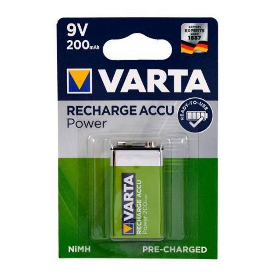 Varta 9V 200mAh Şarjlı Pil - 56722