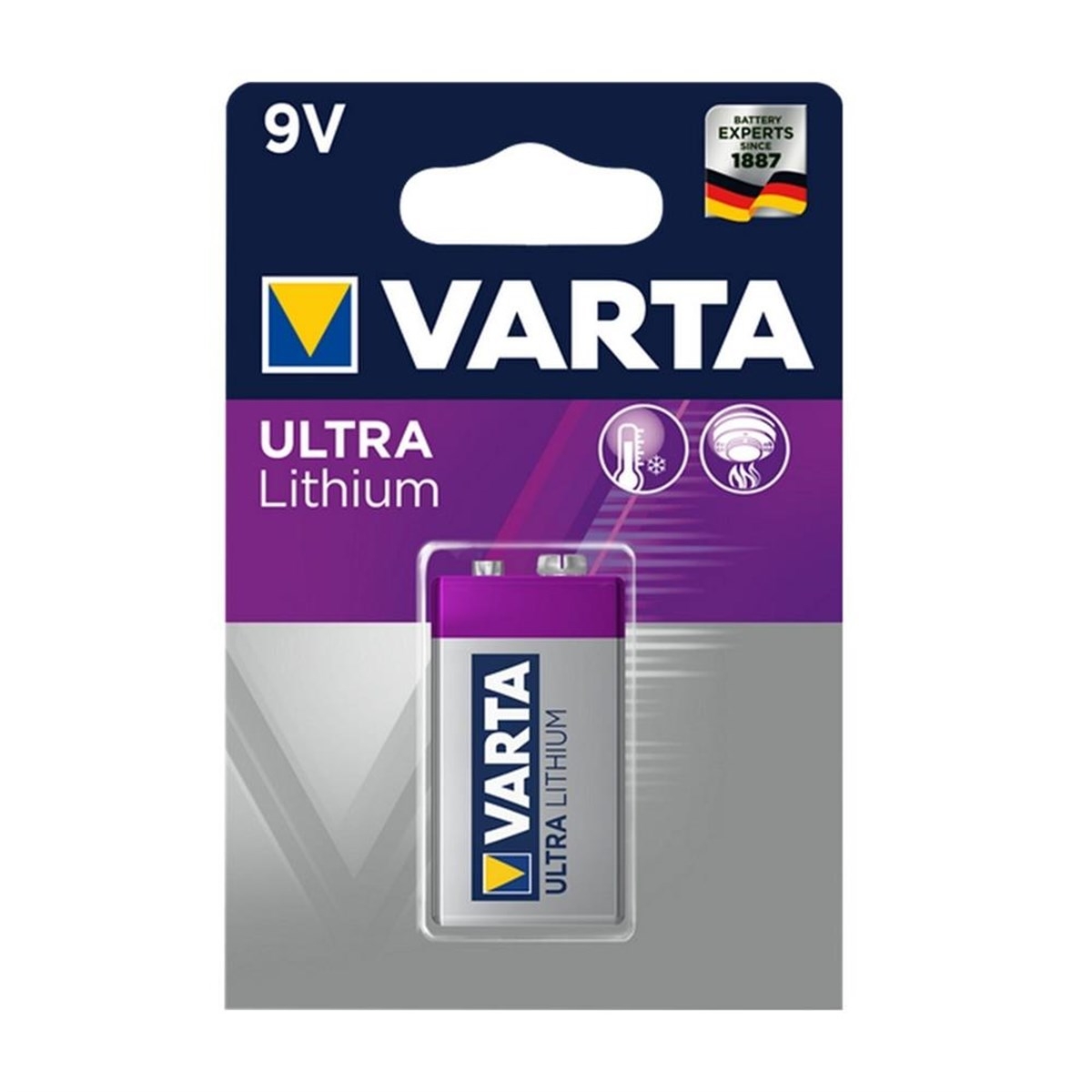 Varta Lithium 6122 9V Tekli Blister