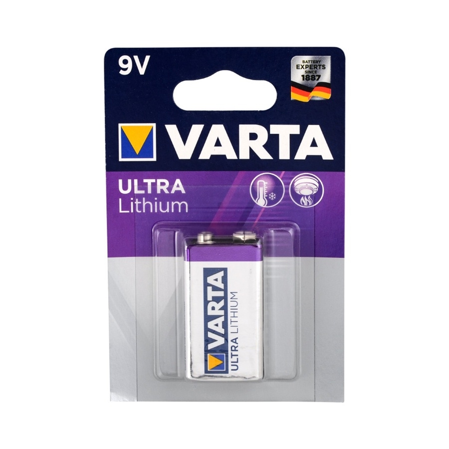 Varta 6122 Lityum 9V Pil