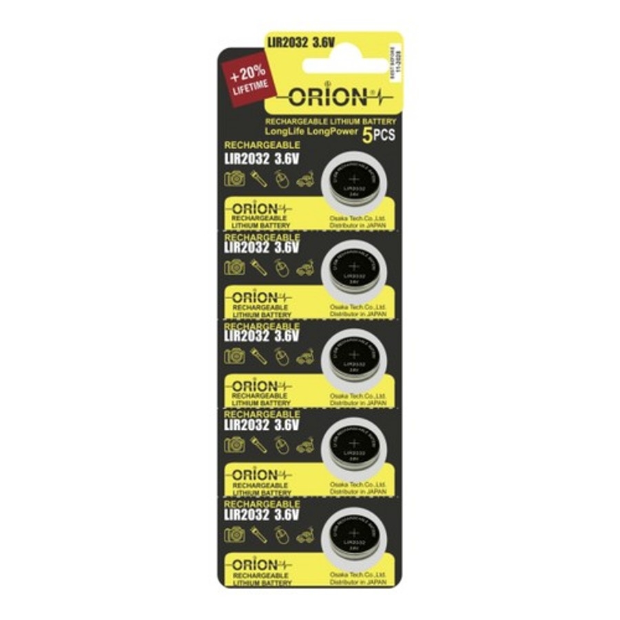 Orion Lithium Lır 2032 3.6V 5 Li Paket