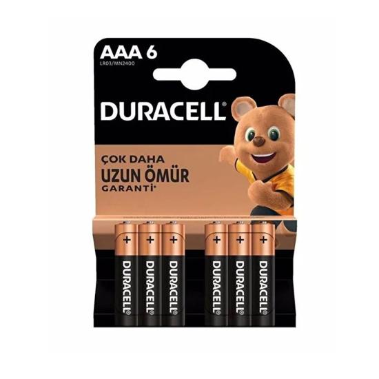 Duracell Basic İnce AAA Kalem Pil 6’lı