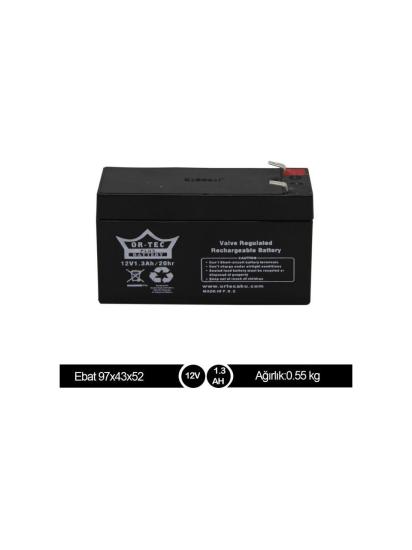 ORTEC AGM AKÜ 12V 1,3 AH