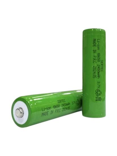 SERTEC 3.7V 18650 2450 MAH 1C LI-ION ŞARJLI PİL ( BAŞLI)