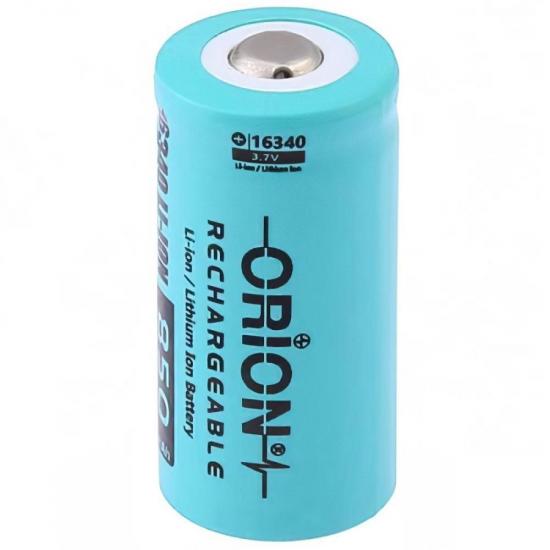 Orion 16340 3.7V 850mAh Li-ion Şarj Edilebilir CR123A Pil