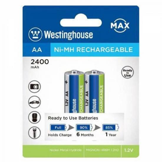 Westinghouse 2400MAH Ready To Use AA Kalem Pil Şarjlı 2Li