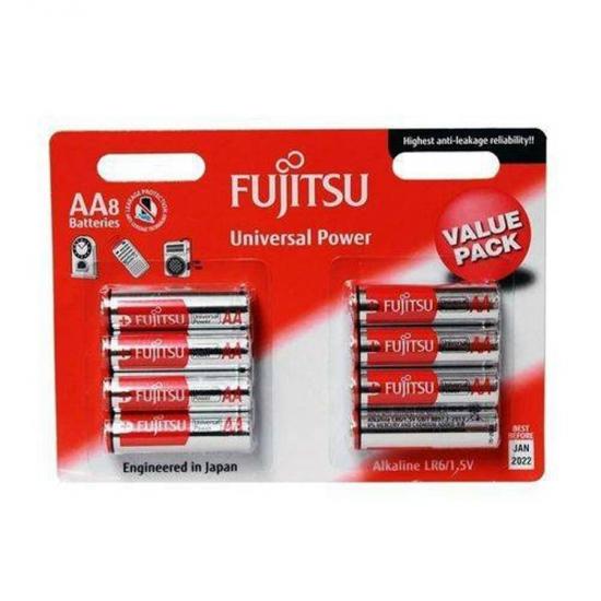 Fujitsu Alkalin AA 8 Li Blister