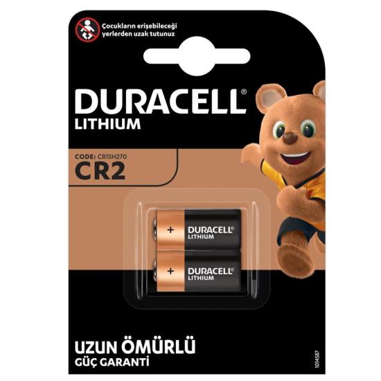 Duracell CR2 Lityum Pil 2’li Paket