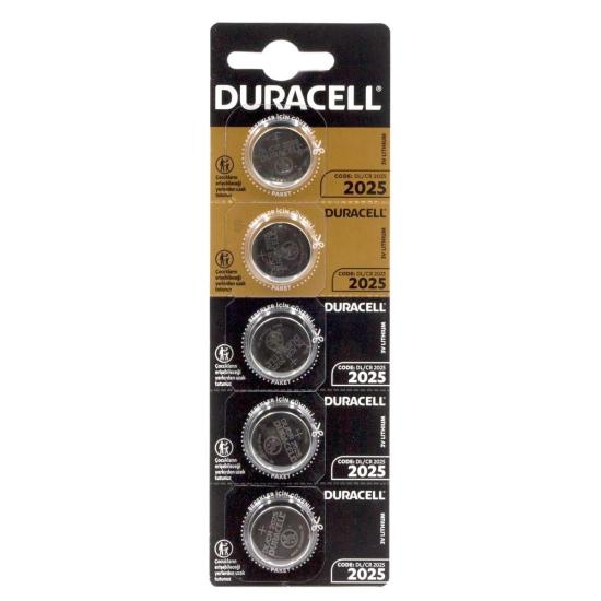 Duracell CR2025 3V Lityum Pil 5’li Paket