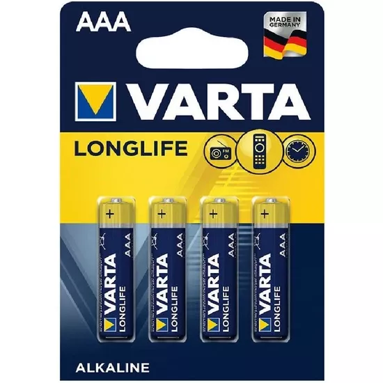 Varta Alkaline Longlife Aaa 4’lü Paket