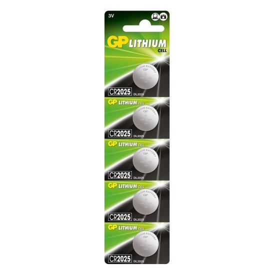 GP CR2025 3V Lityum Pil 5’li Paket