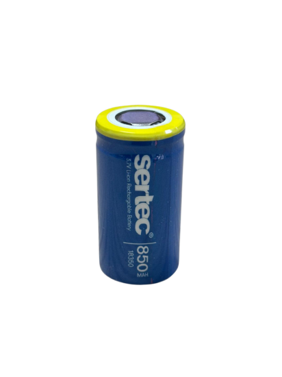 SERTEC 3.7V 18350 850 MAH 3C LI-ION ŞARJLI PİL